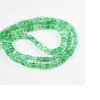 Natural Green Emerald Faceted Roundel Beads Starnd Length 18 Inches and Size 3mm to 5mm approx.